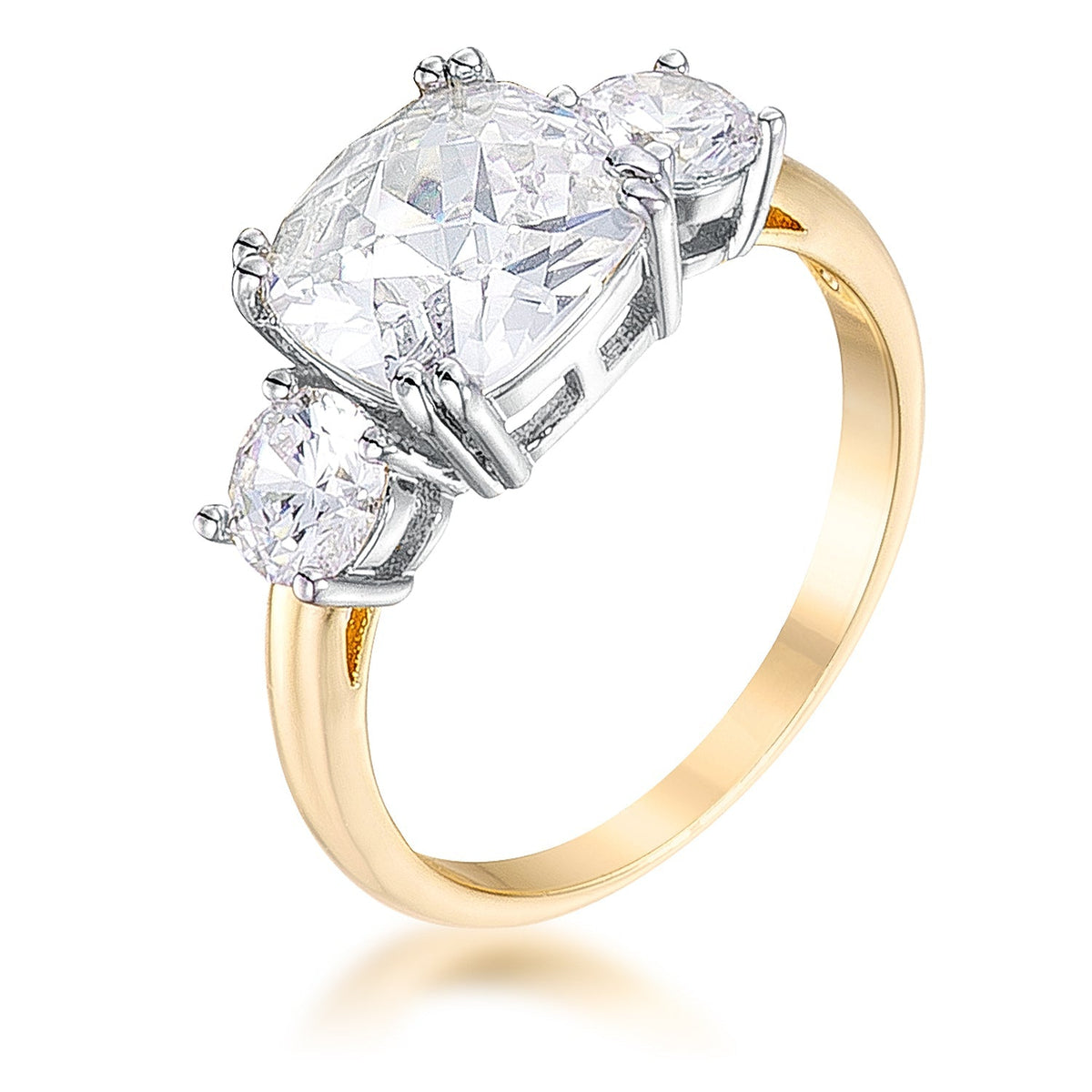 The Cushion Cut Royal Ring (Pre-Order), &lt;b&gt;Size 5&lt;/b&gt; - LinkagejewelrydesignLinkagejewelrydesign