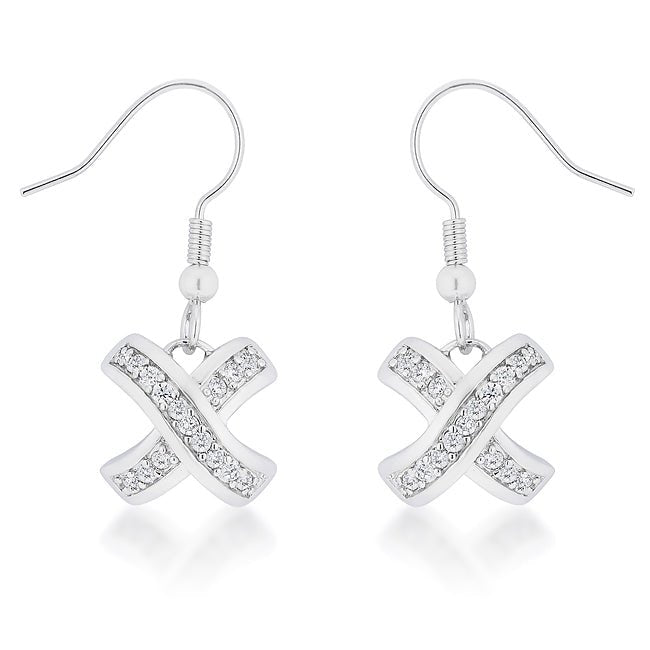 Timeless Pave Drop Earrings - LinkagejewelrydesignLinkagejewelrydesign