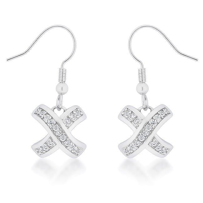 Timeless Pave Drop Earrings - LinkagejewelrydesignLinkagejewelrydesign