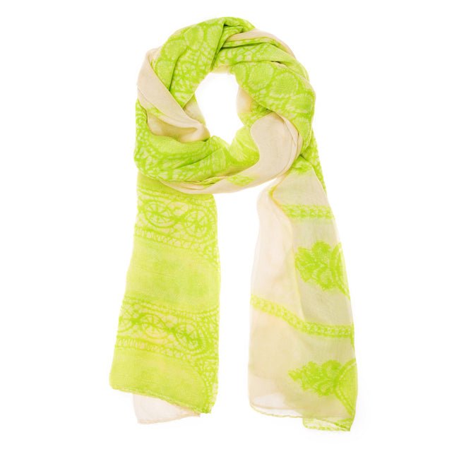 Tina Scarf in Green - LinkagejewelrydesignLinkagejewelrydesign