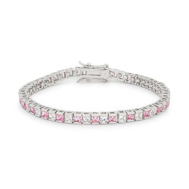 Valentine Cubic Zirconia Tennis Bracelet - LinkagejewelrydesignLinkagejewelrydesign