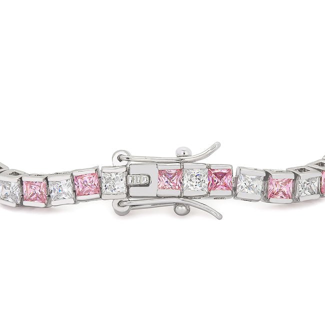 Valentine Cubic Zirconia Tennis Bracelet - LinkagejewelrydesignLinkagejewelrydesign