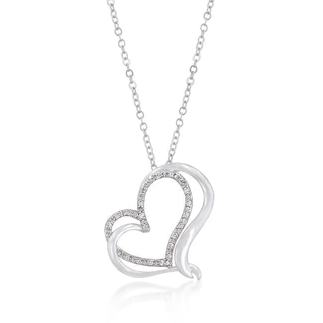 Woven Hearts Pendant - LinkagejewelrydesignLinkagejewelrydesign